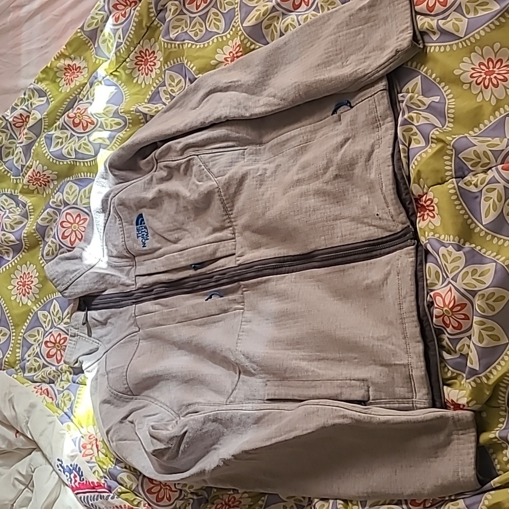 North Face zip up sweatshirt